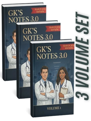 GK’s Notes 3.0 for PLAB 2 and UKMLA – 3 Volume Set