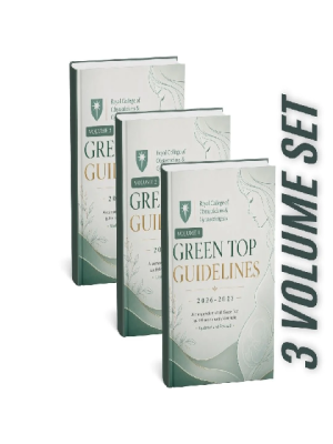 Green Top Guidelines (2026-2027) — 3 Volume Set