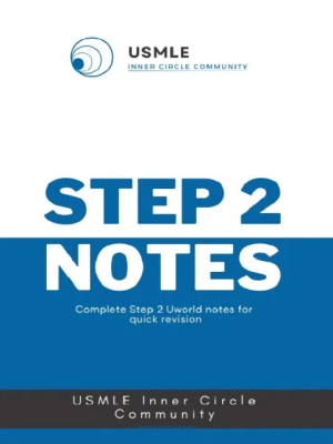 STEP 2 CK USMLE INNER CIRCLE NOTES