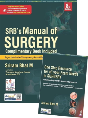 SRB’ s Manual of Surgery WITH FREE Complimentary Book Included – 8th Edition