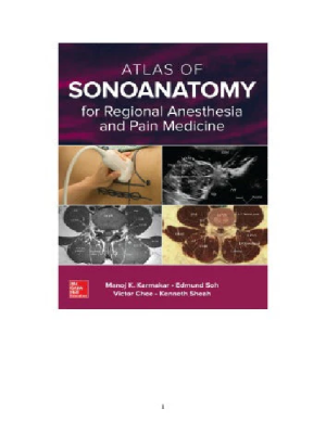 Atlas of Sonoanatomy for Regional Anesthesia & Pain Medicine | Complete Guide for Exam Success