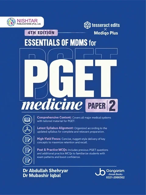 Essentials of MDMS for PGET Medicine (Paper 2) – 4th Edition
