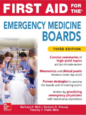 First Aid for the Emergency Medicine Boards 3rd Edition